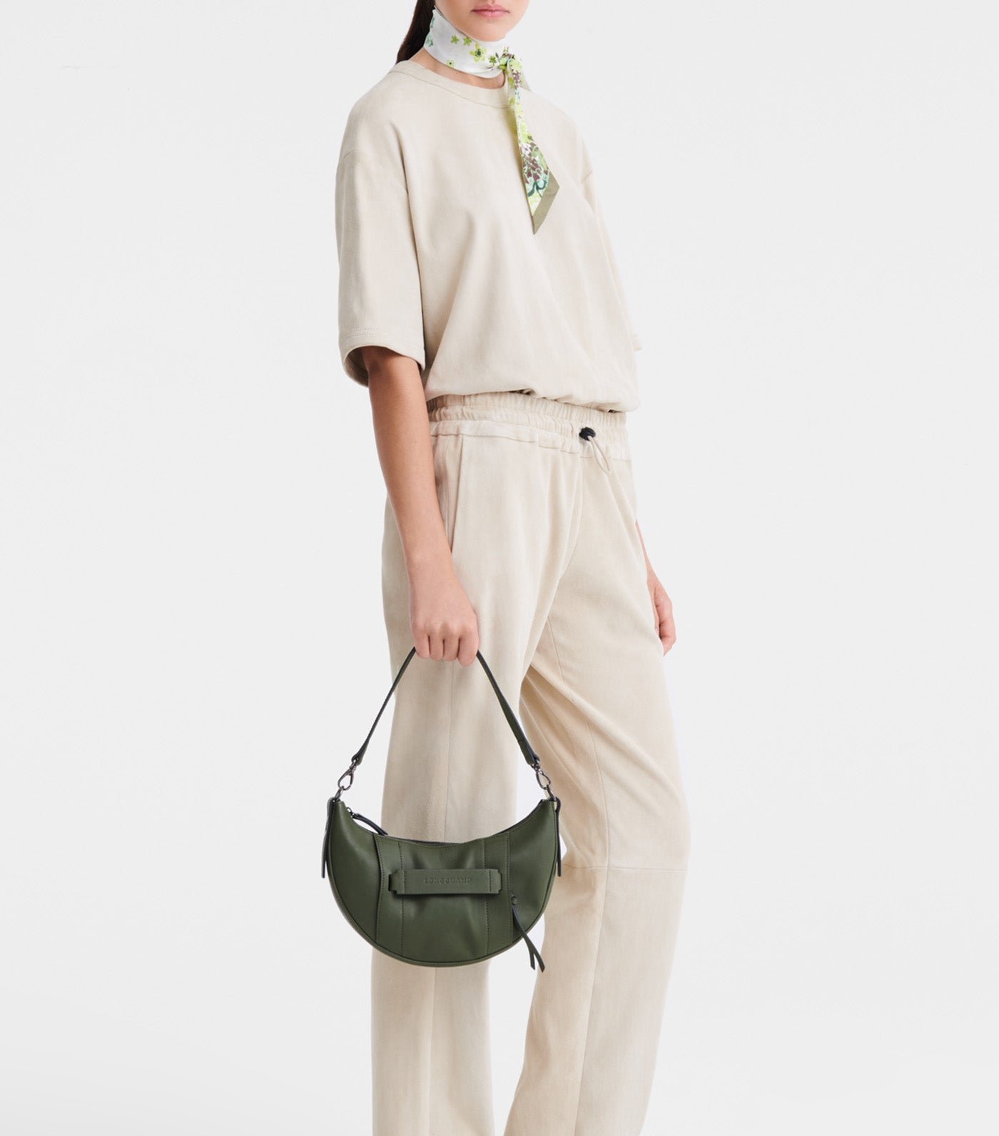 Longchamp 3D S Crossbody Bag Khaki - Image 2