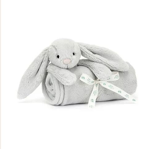 Jellycat Blankie Bashful Silver Bunny 56cm