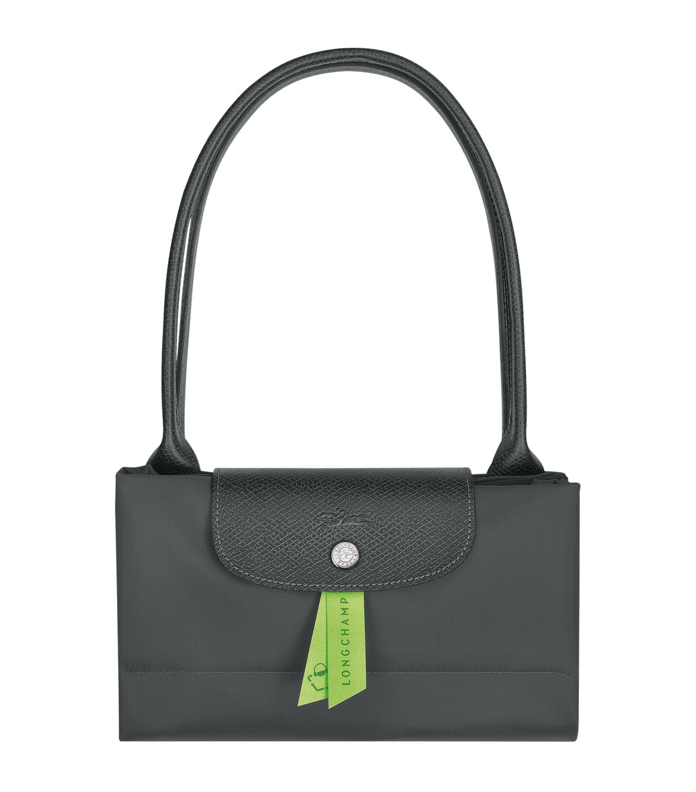 Le Pliage Green Shoulder Bag L Graphite - Image 3