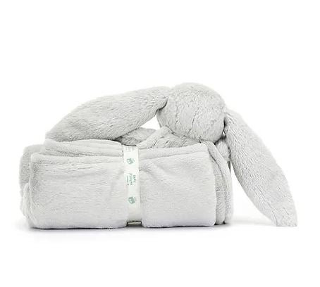 Jellycat Blankie Bashful Silver Bunny 56cm - Image 3