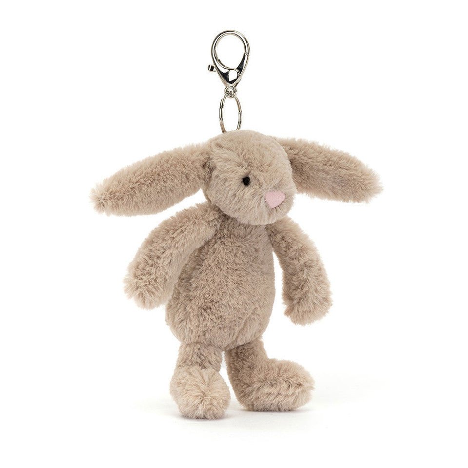 Jellycat Bag Charm Bashful Beige Bunny New Design 18cm - Image 2