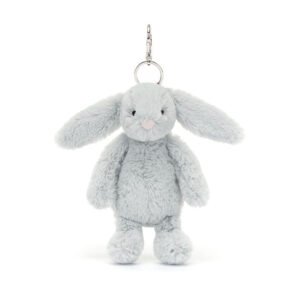 Jellycat Bag Charm Bashful Silver Bunny  18cm