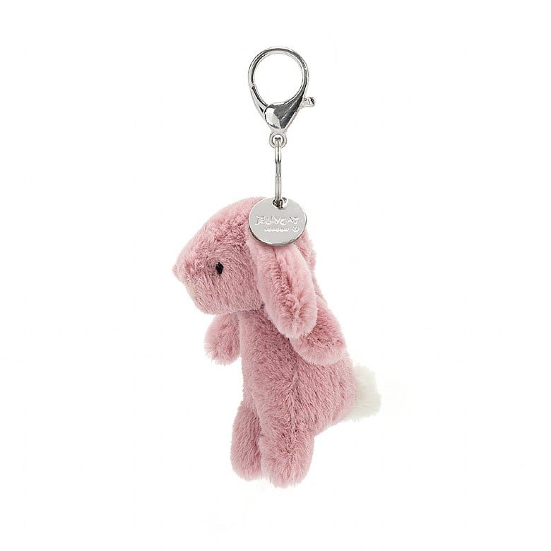 Jellycat Bag Charm Bashful Bunny tulip 8cm - Image 2