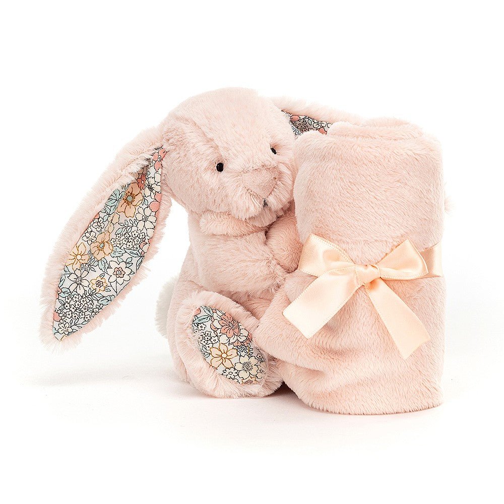 Jellycat Soother Bashful Bunny Blossom Blush 34cm - Image 4