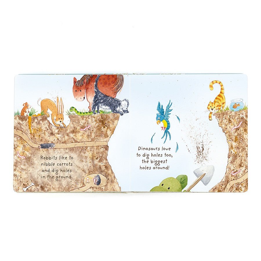 Jellycat Book My Best Pet (Bashful Dinosaur) 23cm - Image 3