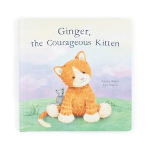 Jellycat Book Ginger, the Courageous Kitten 23cm