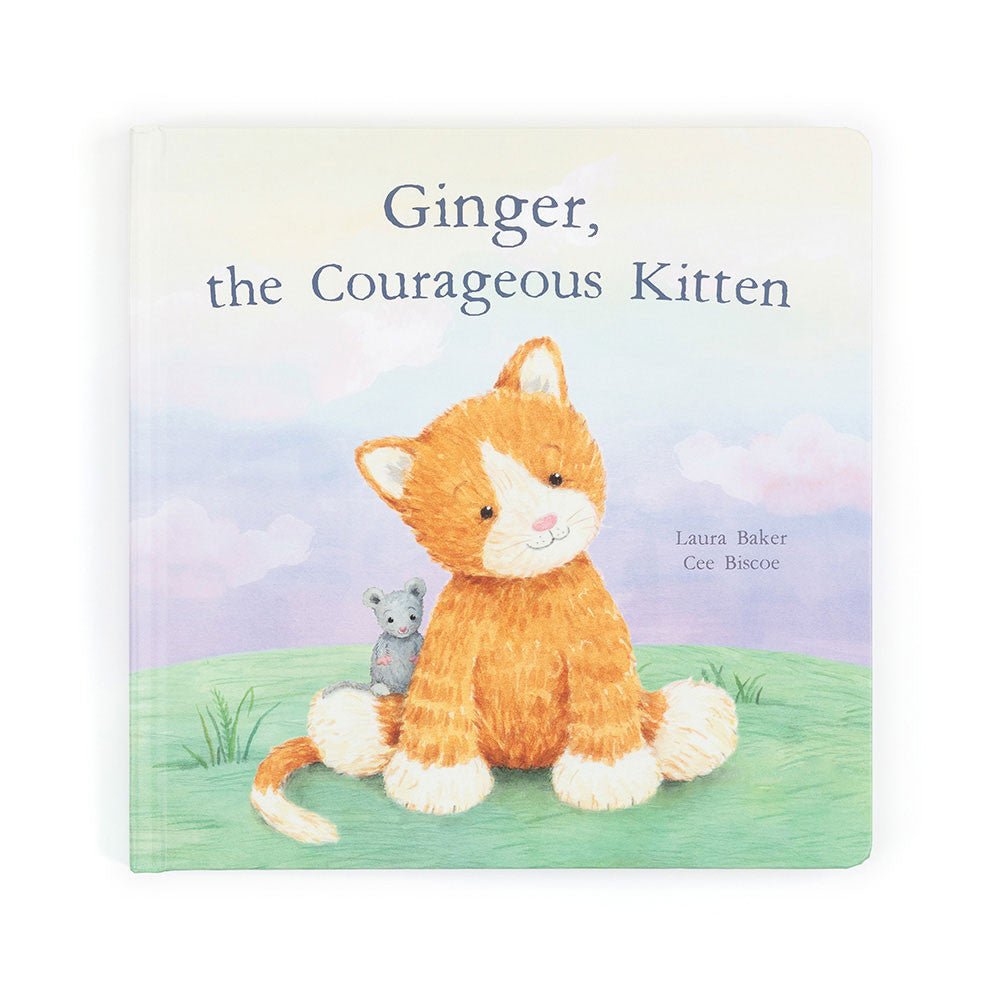 Jellycat Book Ginger, the Courageous Kitten 23cm