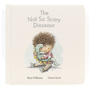 Jellycat Book The Not So Scary Dinosaur (Douglas the Dino) 19cm