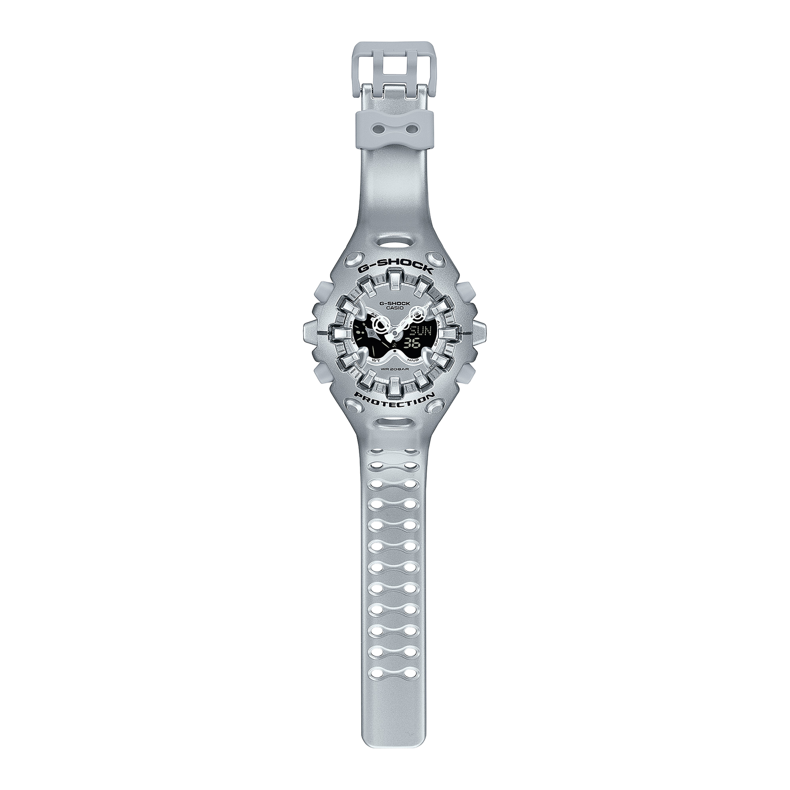 G-Shock GA-V01 Ana-Digi Silver - Image 4