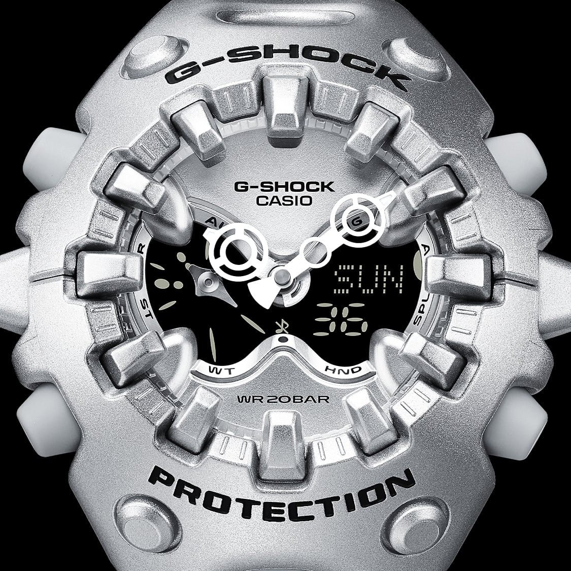 G-Shock GA-V01 Ana-Digi Silver - Image 7