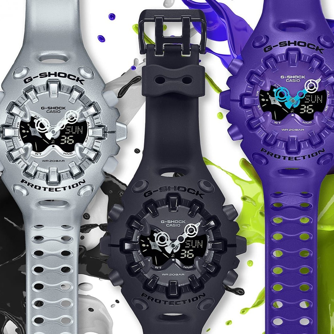 G-Shock GA-V01 Ana-Digi Silver - Image 6