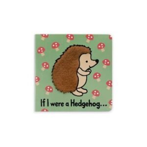 Jellycat If I Were A Hedgehog Book - Green
