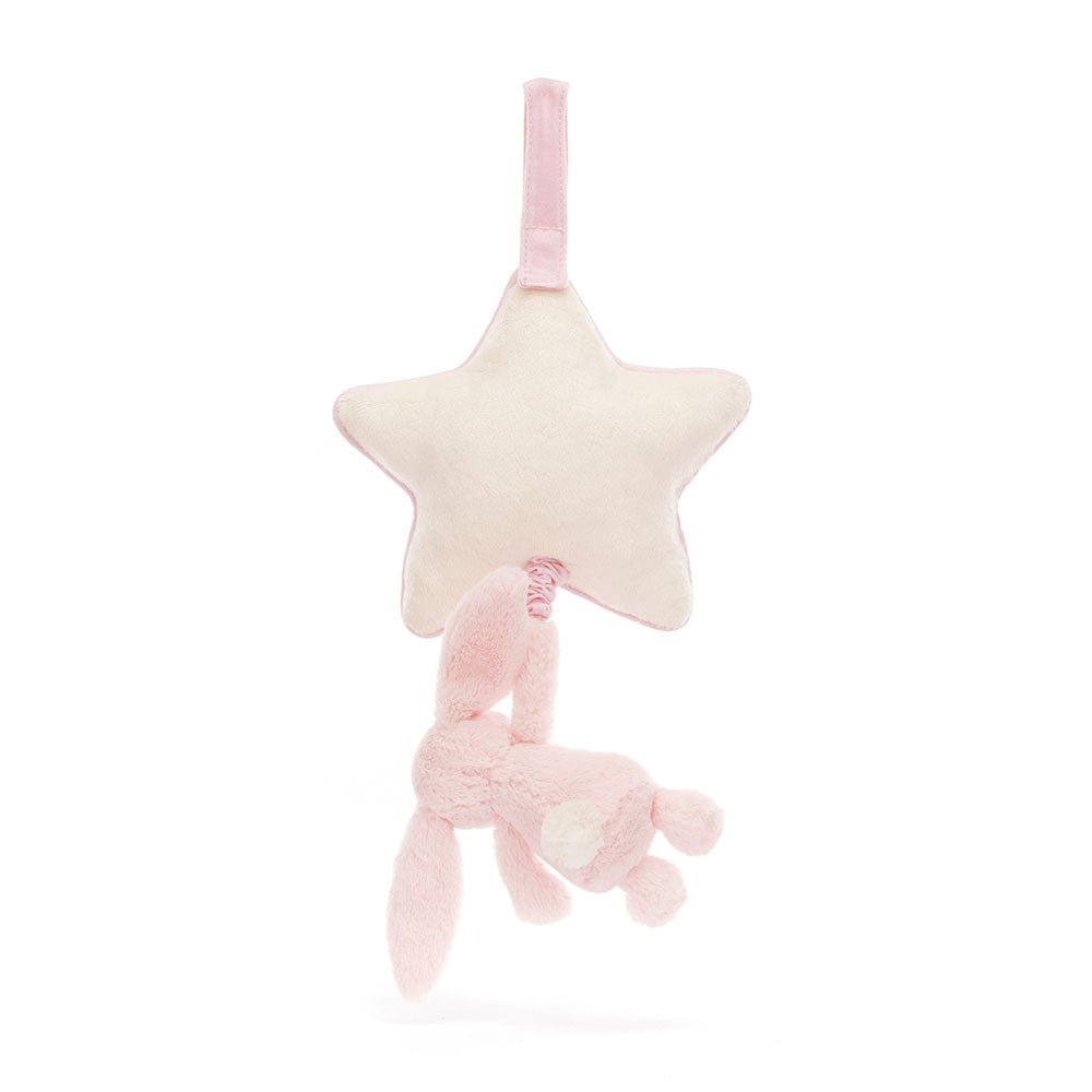 Jellycat Musical Pull Bashful Pink Bunny 30cm - Image 3