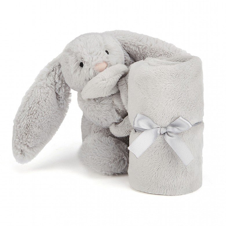 Jellycat Soother Bashful Bunny Silver 34cm - Image 2