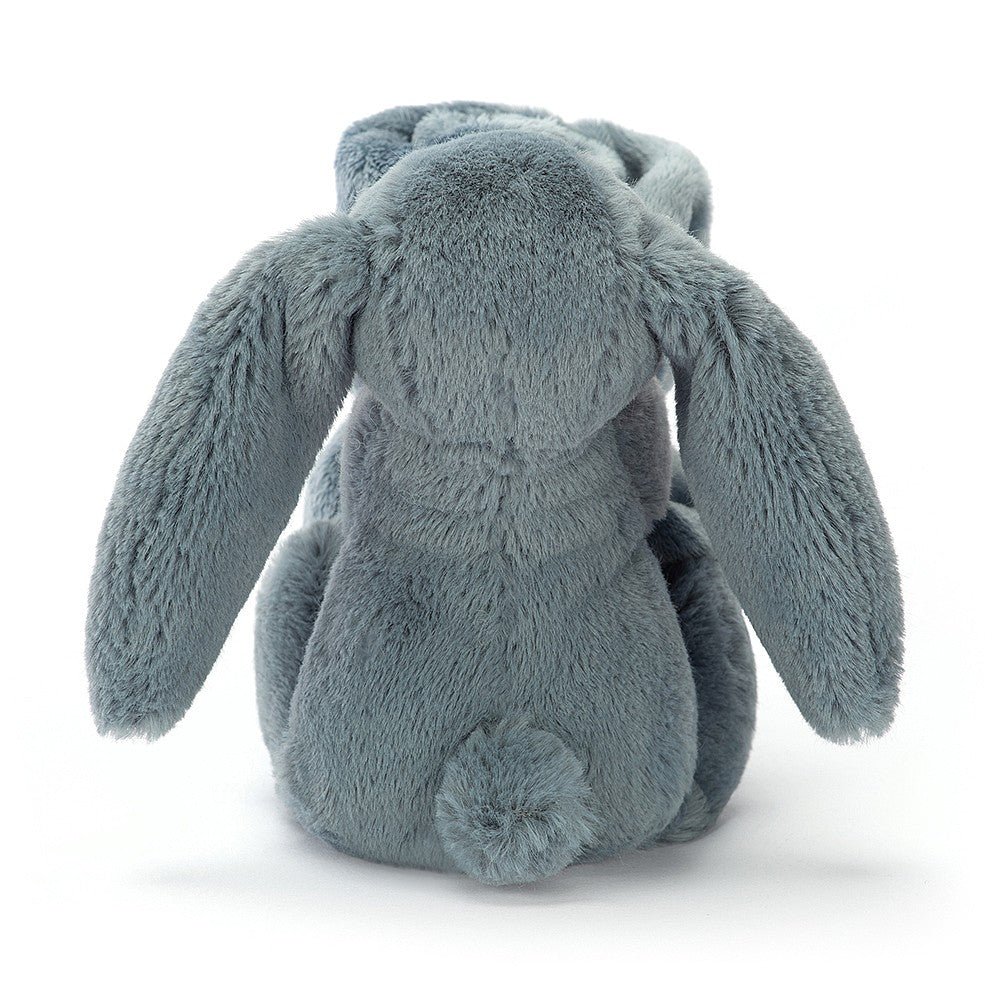 Jellycat Soother Bashful Bunny Dusky Blue 34cm - Image 3