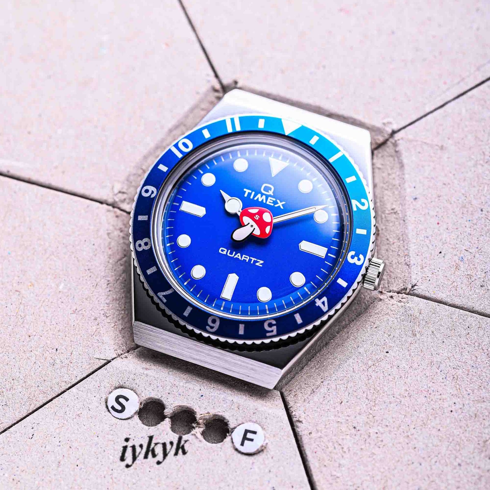 Timex x seconde/seconde/ 38mm Blue SS - Image 3