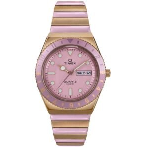 Timex Q 36mm Pastel Pink SS