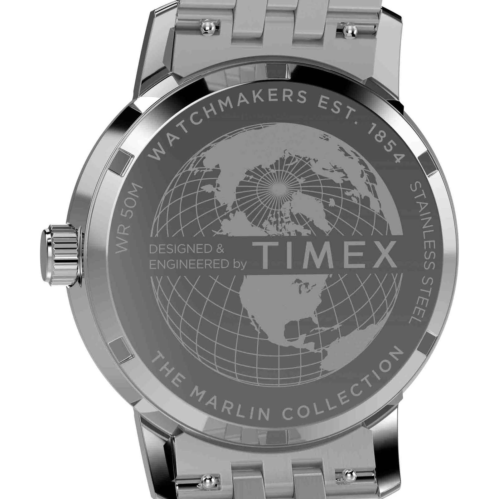 Timex Marlin Quartz GMT 40mm Blue Silver SS - Image 7