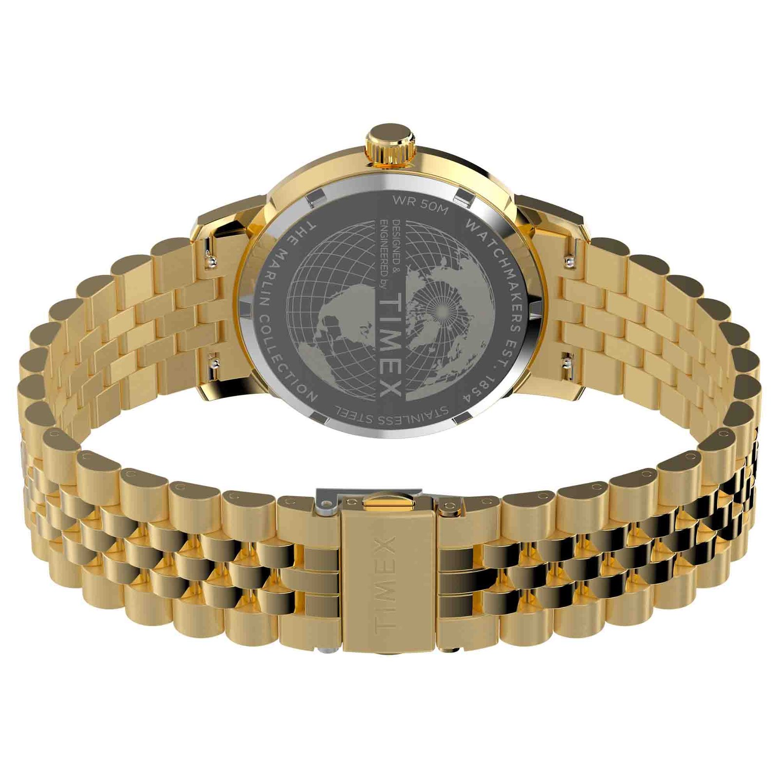 Timex Marlin Quartz GMT 40mm Black Gold SS - Image 9
