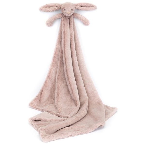 Jellycat Blankie Bashful Luxe Bunny Rosa 56cm - Image 2