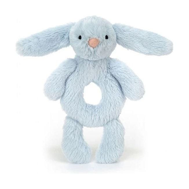 Jellycat Bashful Blue Bunny Ring Rattle - Image 2