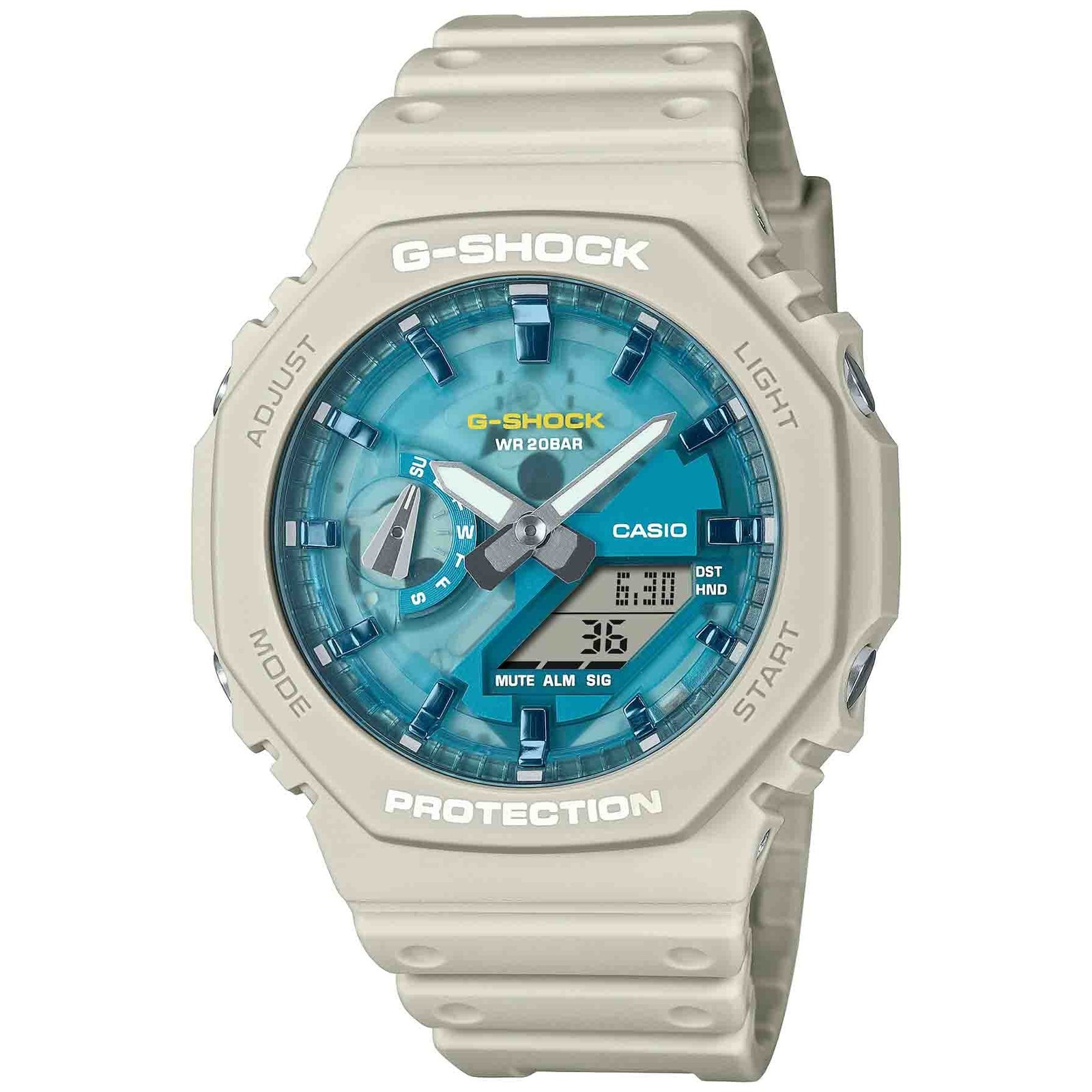 G-Shock GA2100 Ana-Digi Oasis Blue