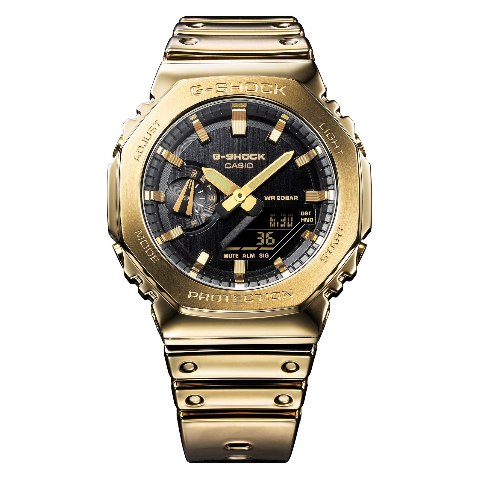 G-Shock GM2100 G-Steel Metallic Ana-Digi Gold