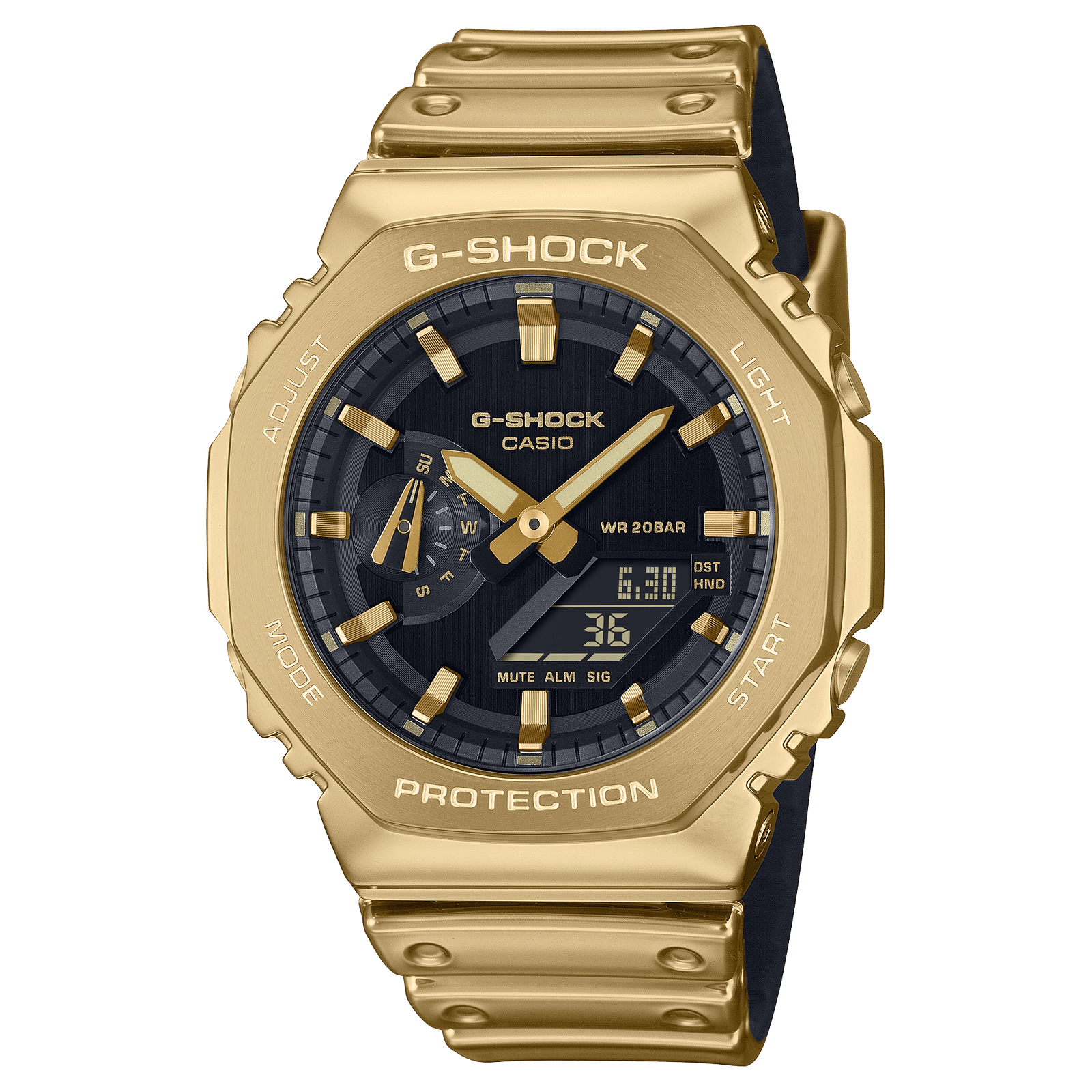 G-Shock GM2100 G-Steel Metallic Ana-Digi Gold - Image 7