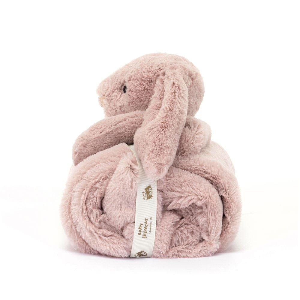 Jellycat Blankie Bashful Luxe Bunny Rosa 56cm - Image 5