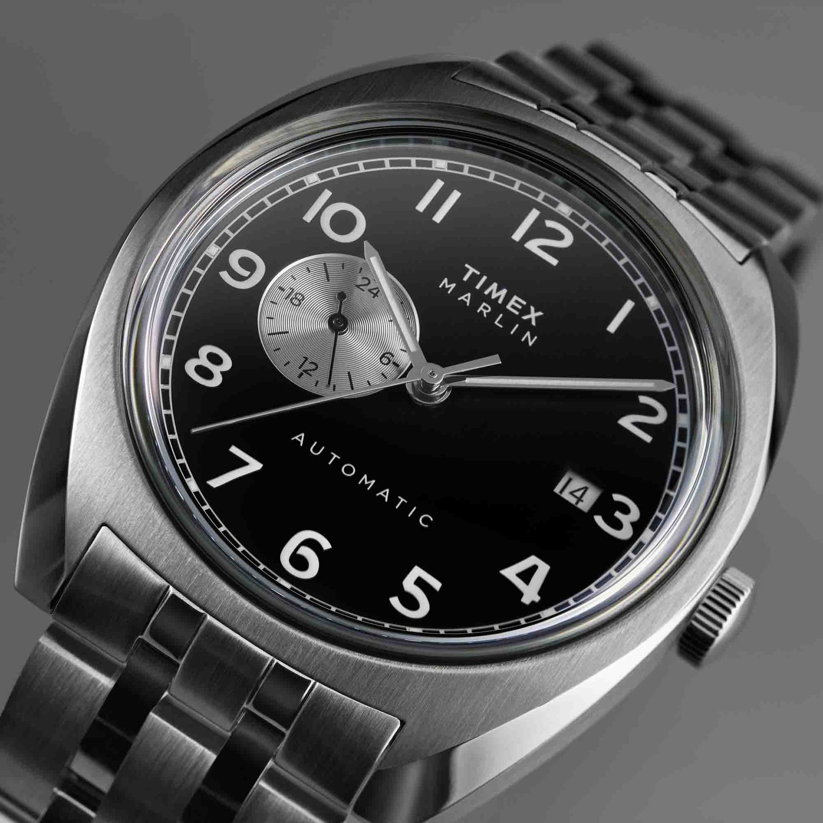 Timex Marlin Automatic 39mm Black SS - Image 3