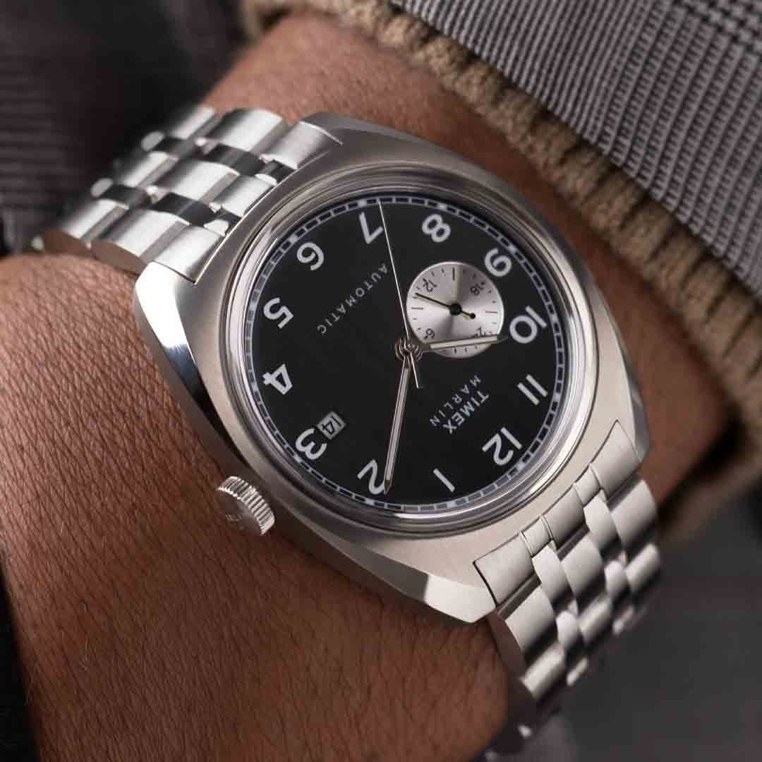 Timex Marlin Automatic 39mm Black SS - Image 7