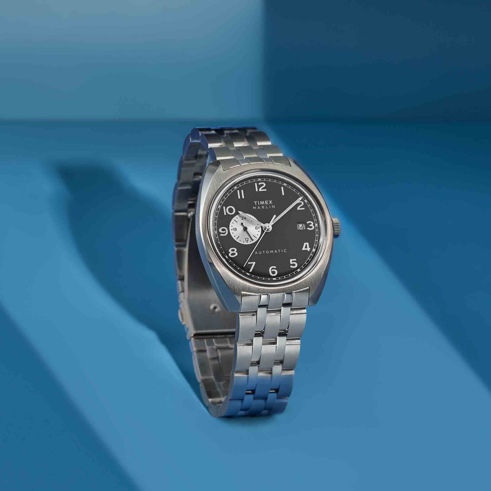 Timex Marlin Automatic 39mm Black SS - Image 4