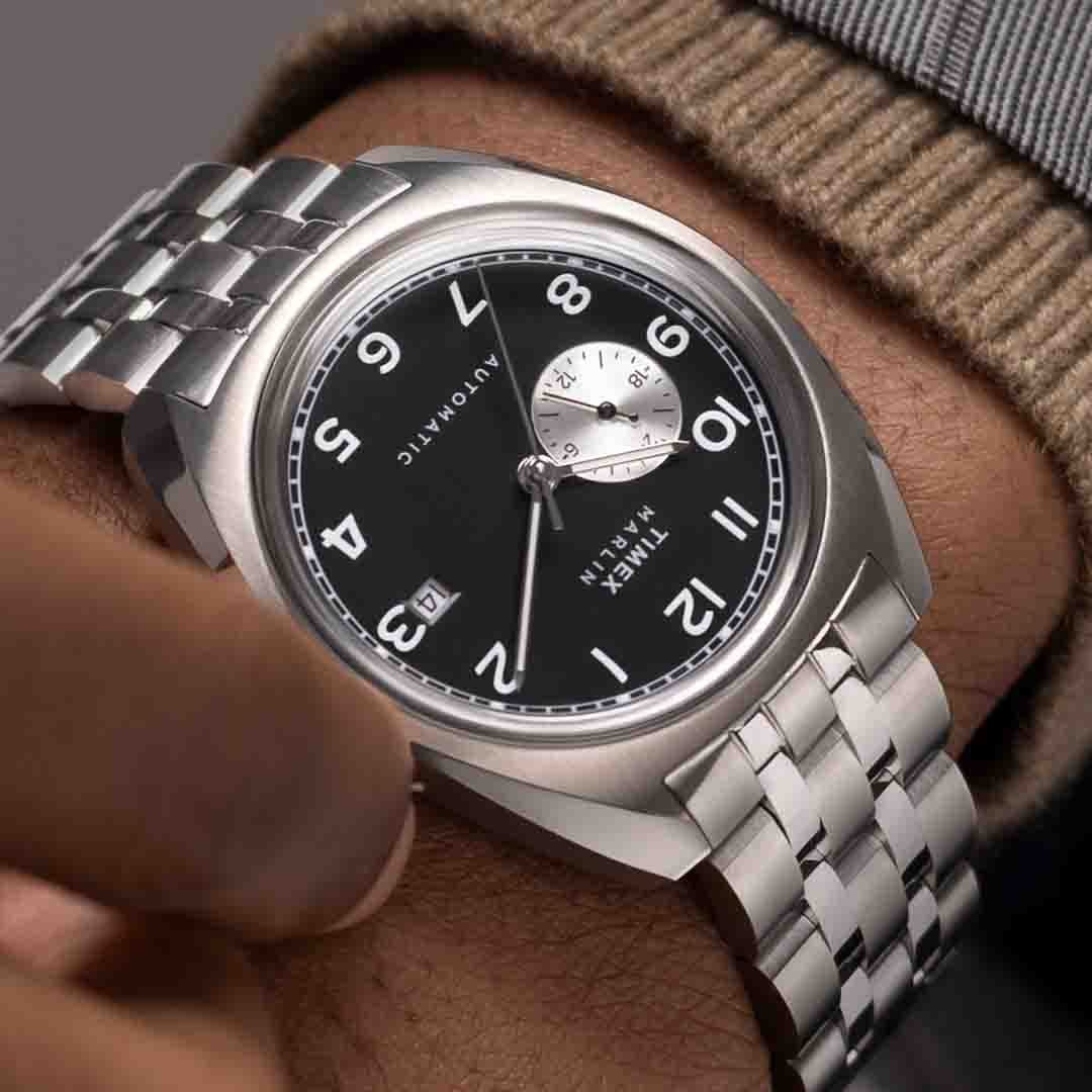 Timex Marlin Automatic 39mm Black SS - Image 9
