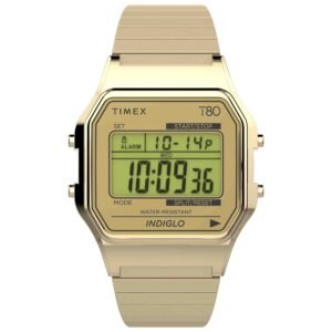 Timex T80 34mm Gold SS